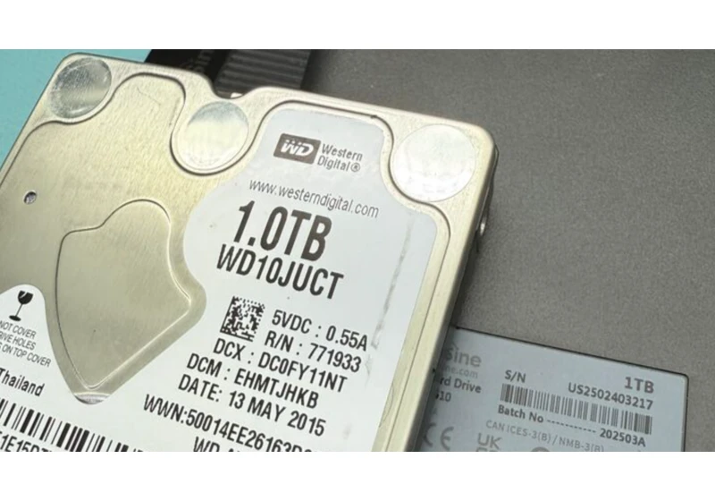  Popular hard drive vendor on Amazon caught selling 10-year-old used but repackaged hard drive — but would you buy one if it was keenly priced? 