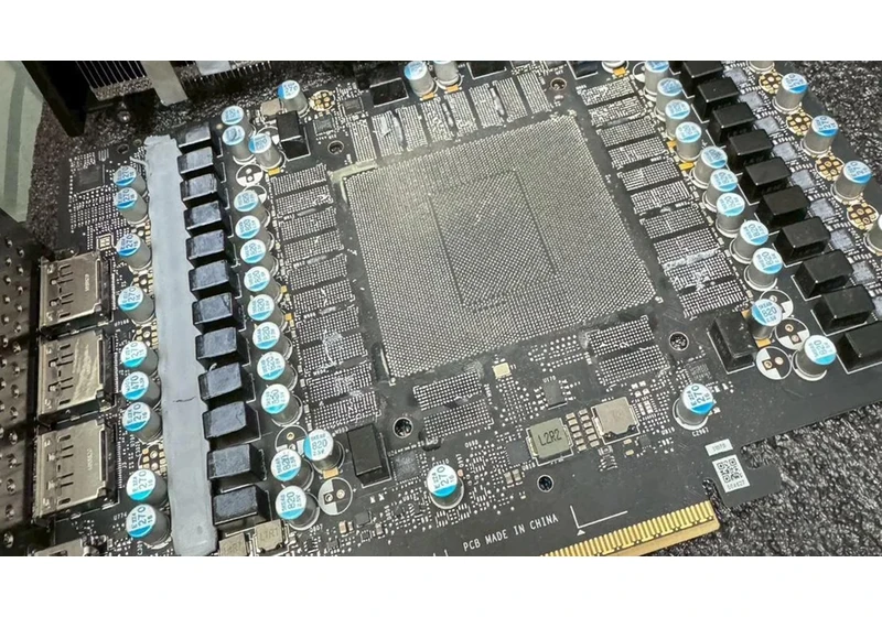  Retailer ships RTX 5090 with missing GPU and memory chips to customer — defaced GPU took over a year to ship 