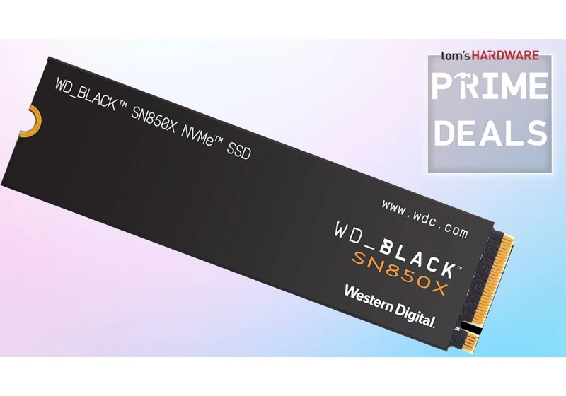 WD Black SN850X Plummets to $54 for 1TB, $229 for 4TB