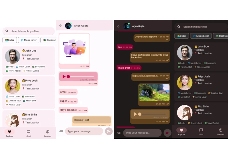 Humble - friends making, dating & real-time chat app