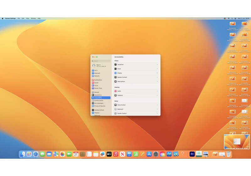 How to turn on accessibility features on MacOS