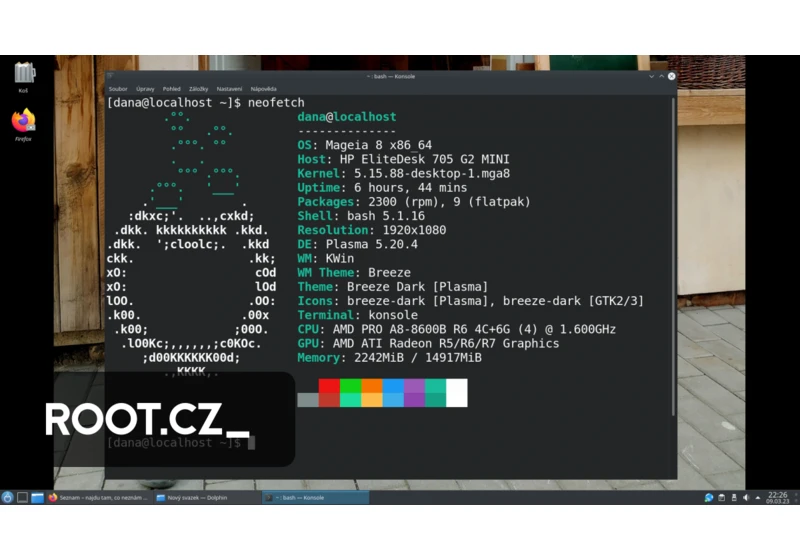 Linux na 8 let starém low-end miniPC