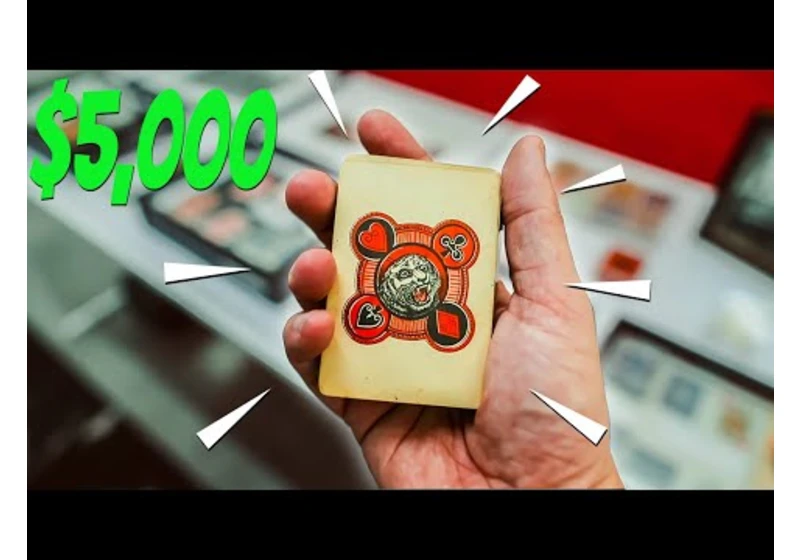 I Held The VERY FIRST Deck of Cards! - Cardcon 2022