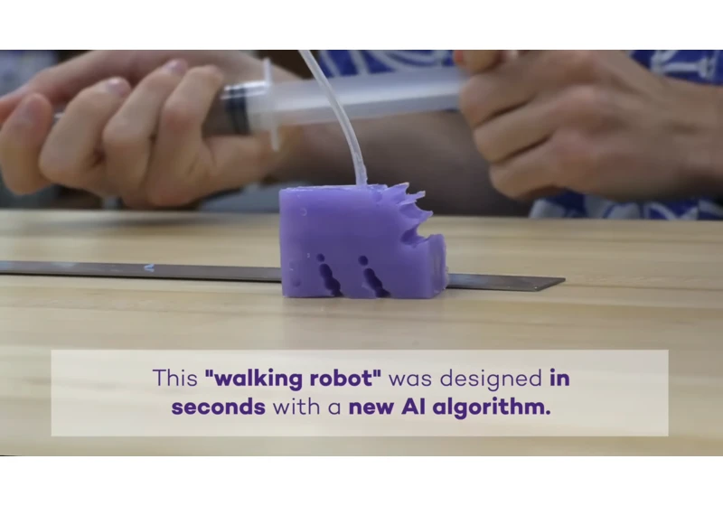  University Builds Robot-Designing AI, Churns Out Designs in Seconds 
