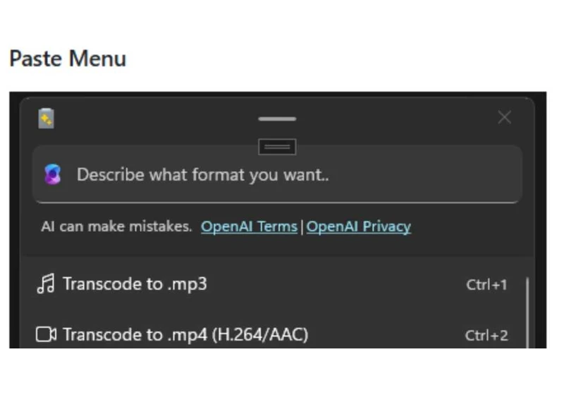Microsoft tests new PowerToys app that can pull audio from video files