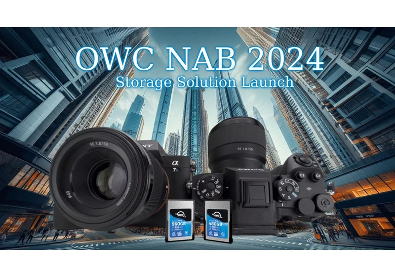  OWC Debuts Four New Storage Solutions for content creators ahead of NAB 2024 