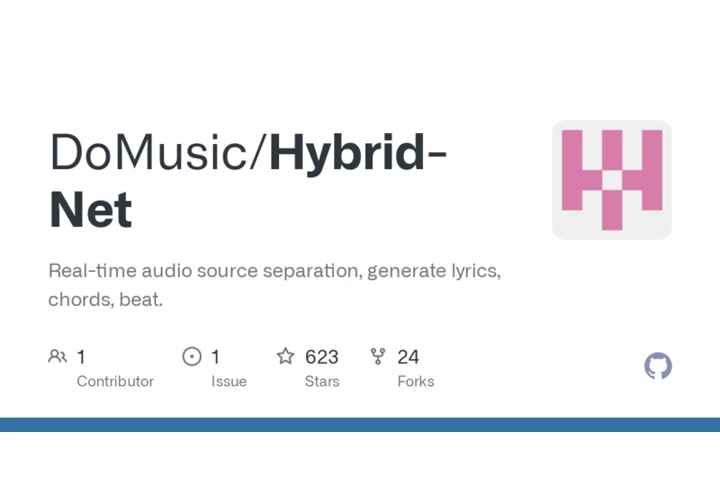 Hybrid-Net: Real-time audio source separation, generate lyrics, chords, beat