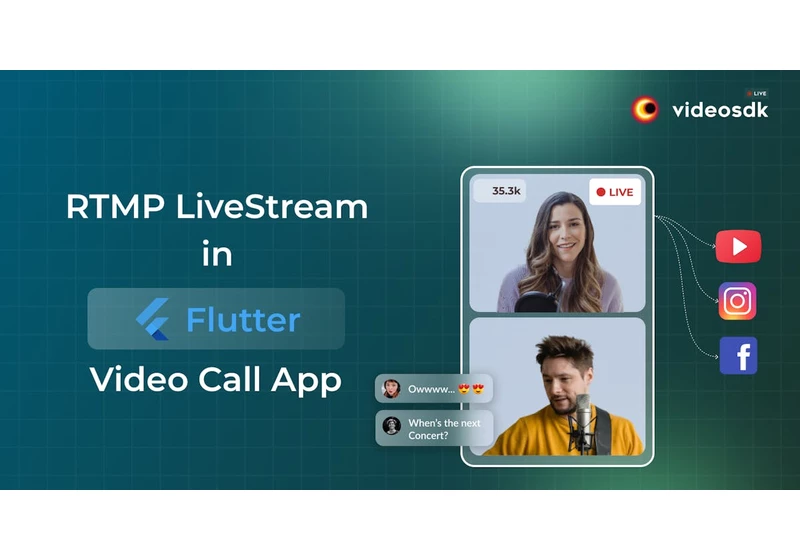 How to Integrate RTMP Live Stream in Flutter Video Call App?
