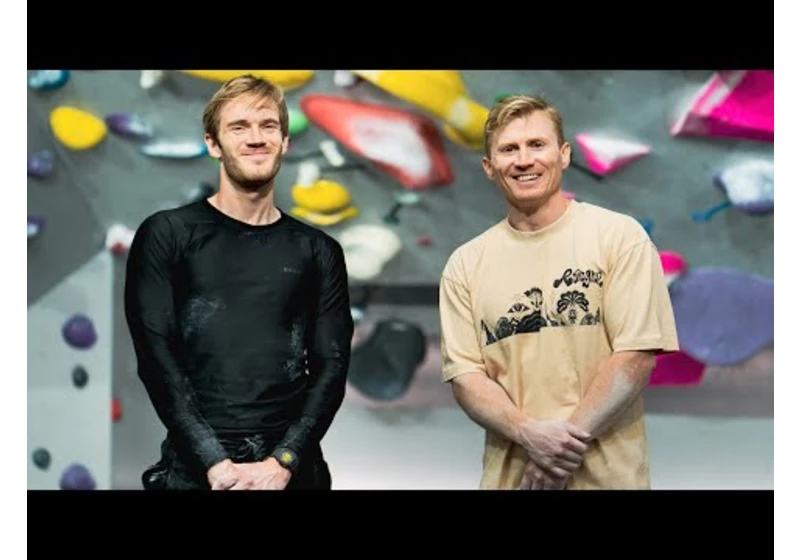 PewDiePie takes me bouldering in Tokyo