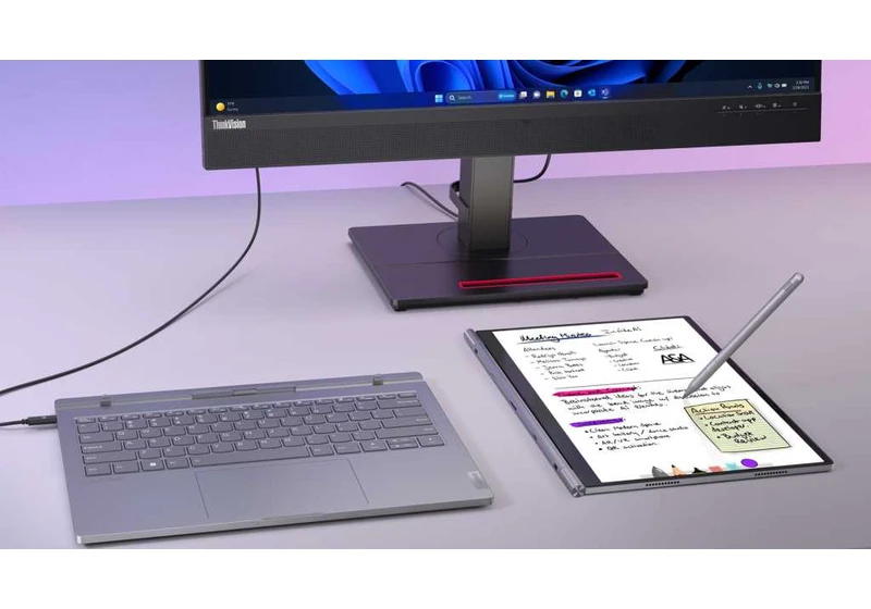 Lenovo’s new laptop has a detachable screen that’s also an Android tablet