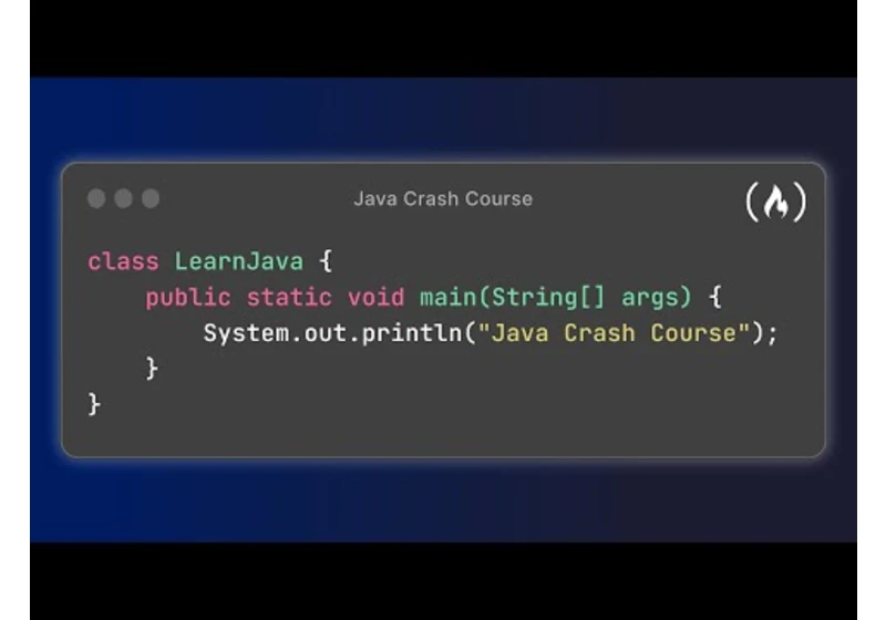 Java Basics – Crash Course