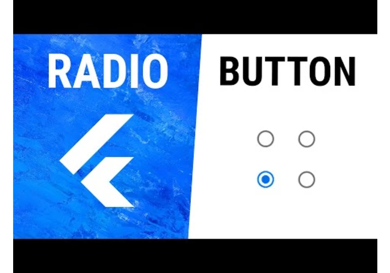 Flutter Radio Widget