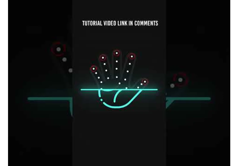 Hand Print Scanning Animation Effects | Html CSS #shorts