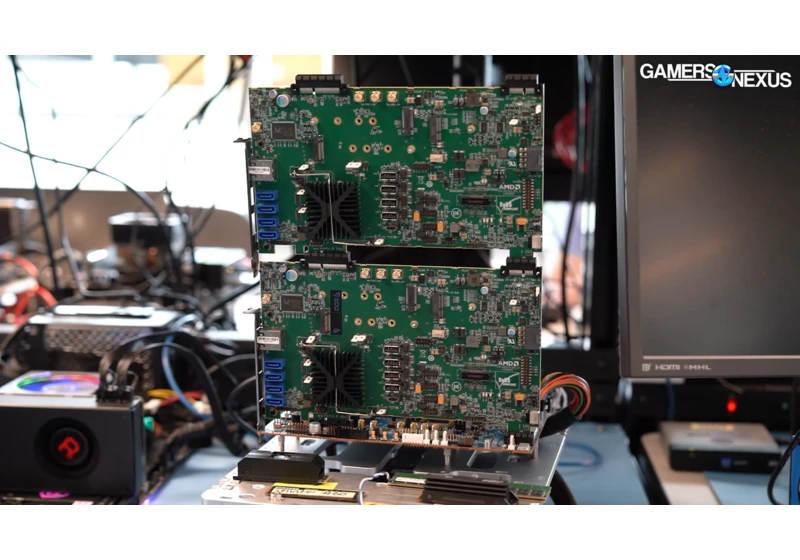AMD Engineers Show Off 'Infinitely' Stackable AM5 Chipset Cards