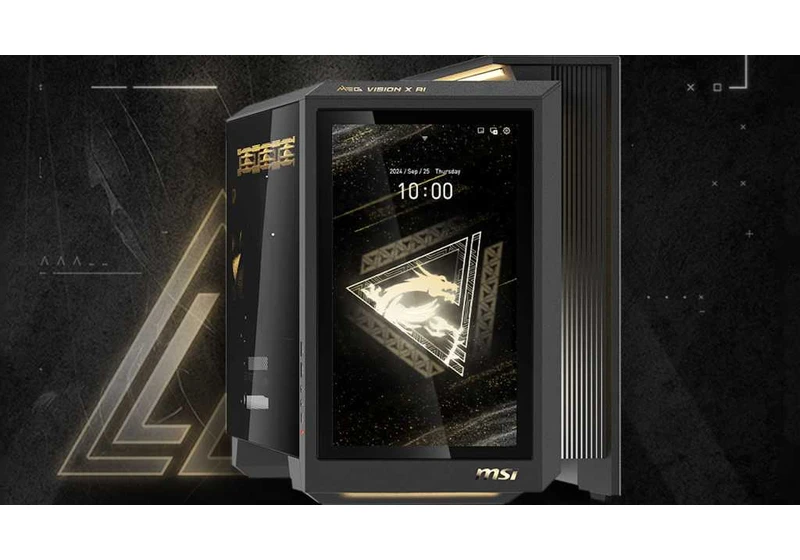 MSI goes hard on AI with a thicc desktop PC that chats with you