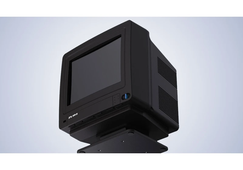 Faux-CRT monitor designed to pair up with retro mini PCs to recreate CRT feeling — cute 8-incher puts retro design first by shoving a 60 Hz LCD panel behind a curved acrylic sheet