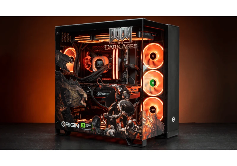 Quick! One-of-a-kind Doom: The Dark Ages gaming PCs are up for grabs