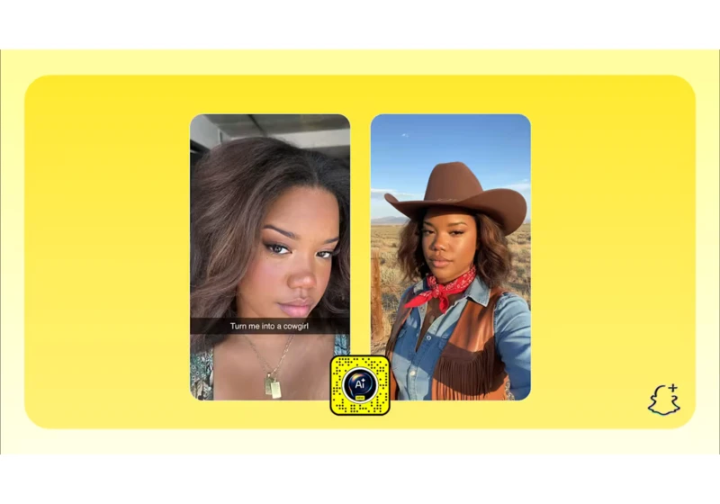 Snapchat’s new AI Imagine Lens lets you become whoever you can describe