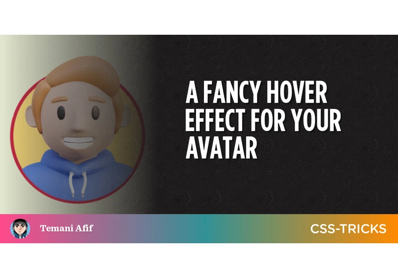A Fancy Hover Effect For Your Avatar