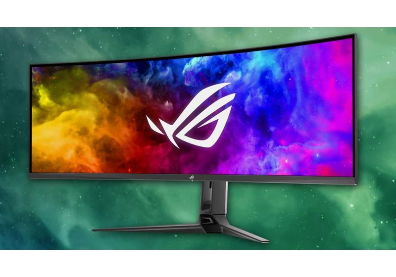 Save $300 on this huge OLED ultrawide monitor, get a free DOOM game with it