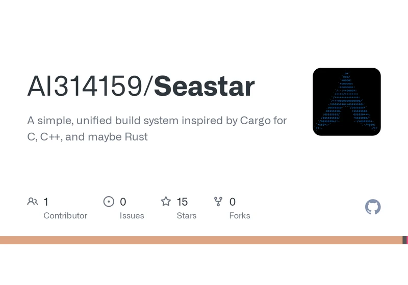 Show HN: Seastar – Build and dependency manager for C/C++ with Cargo's features