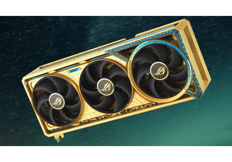 Asus' $10,000 ROG Astral Dhahab RTX 5090 gets a less-elite 5080 version with wider availability