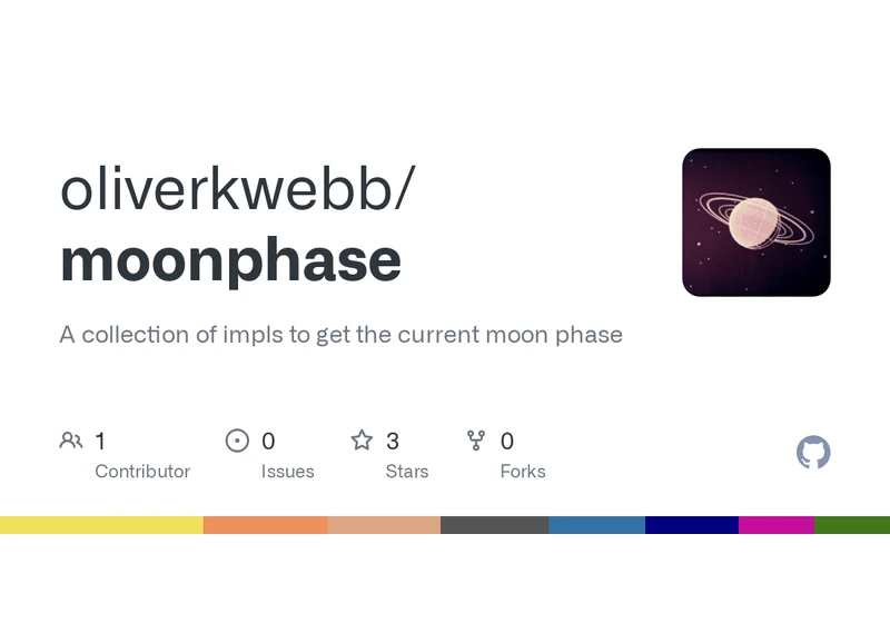 Show HN: Moon Phase Algorithms for C, Lua, Awk, JavaScript, etc.