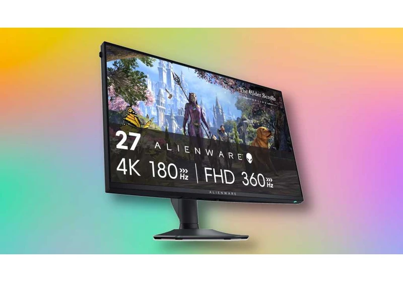 Score Alienware’s fast dual-res 4K gaming monitor for 22% off right now