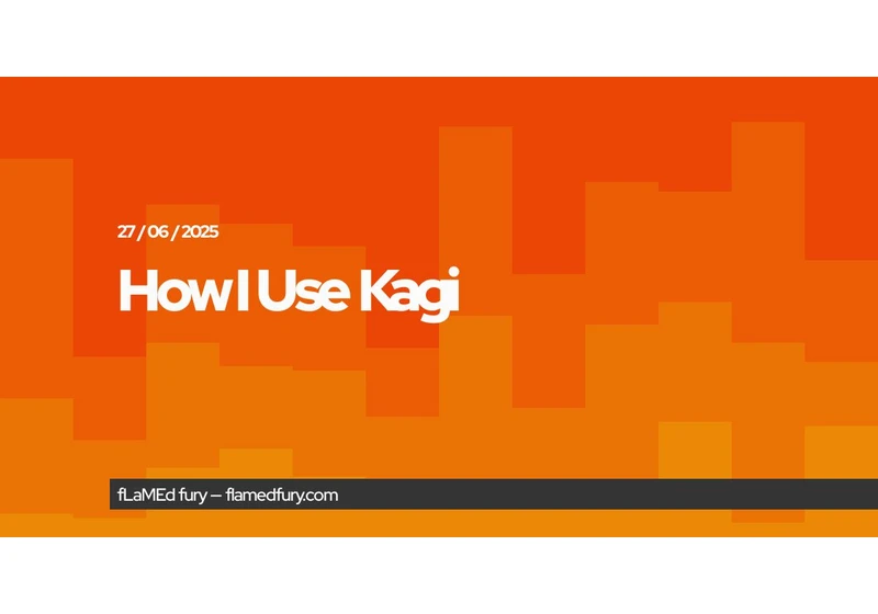 How I Use Kagi
