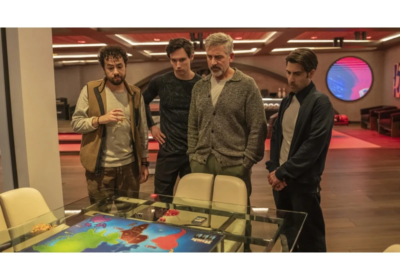Max’s Mountainhead is the new tech bro satire from the creator of Succession, starring Steve Carrell, and it’s ‘inventively profane'