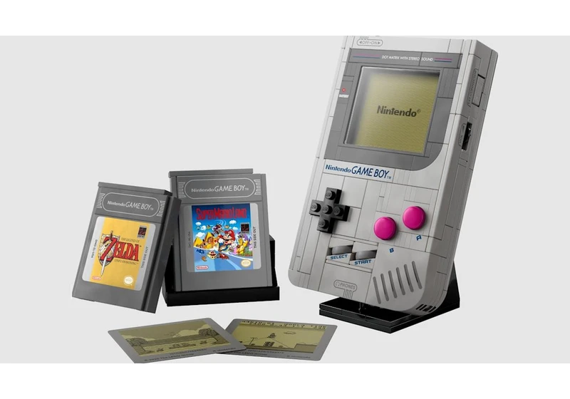 Lego's Game Boy set is here, sadly not playable
