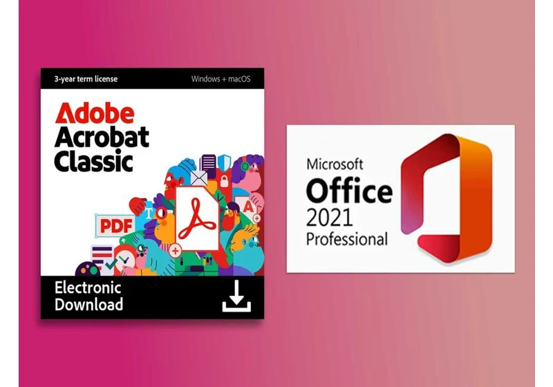 Save 83% on Adobe Acrobat + Microsoft Office as a bonus