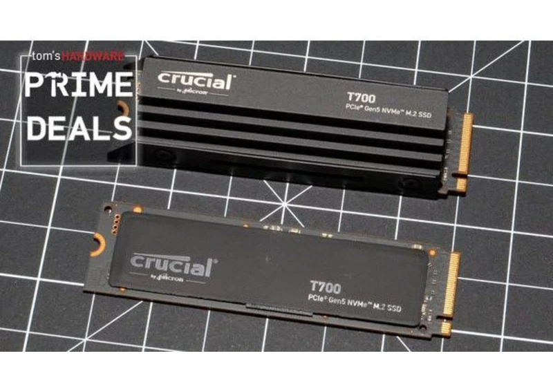 4TB Crucial T700, Fastest SSD Around, Is $389 for Prime Day