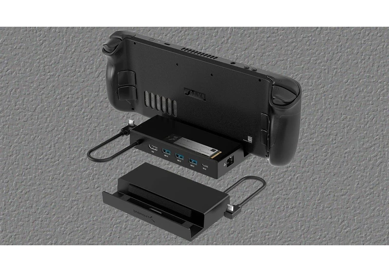 Sabrent Releases 7-in-1 Steam Deck Dock With M.2 SSD Slot