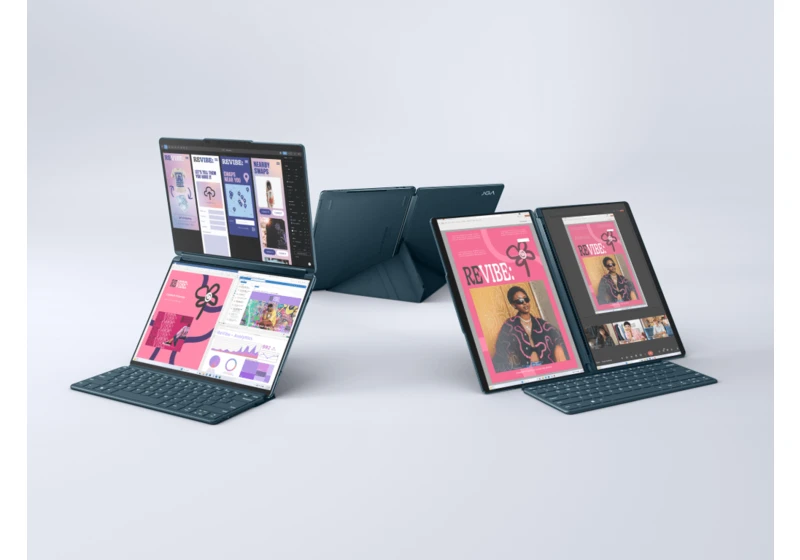 Lenovo’s stunning new Yoga laptop packs in two OLED screens