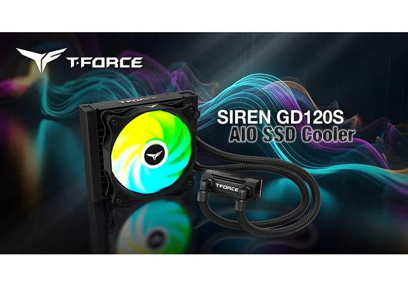Teamgroup Releases the T-Force Siren GD120S AIO liquid cooler for PCIe 5.0 M.2 SSDs