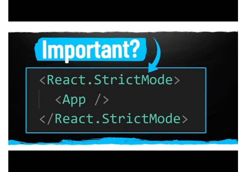This One Line Of Code Catches React Bugs For You