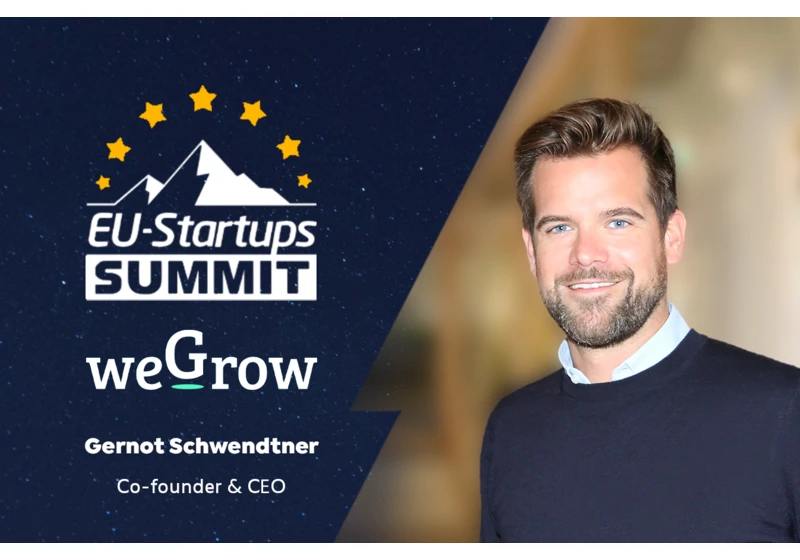 weGrow Co-Founder & CEO Gernot Schwendtner will speak at the EU-Startups Summit on May 12-13 in Barcelona!