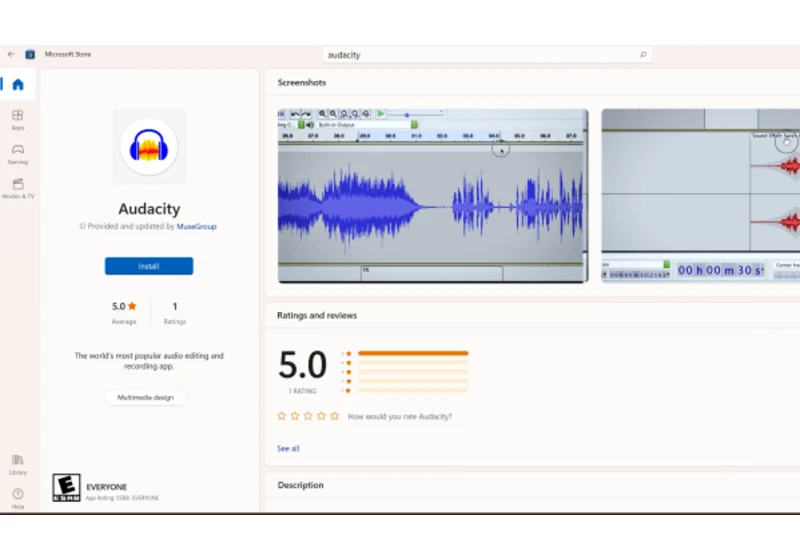Audacity developer puts the ‘proper’ version on the Microsoft Store