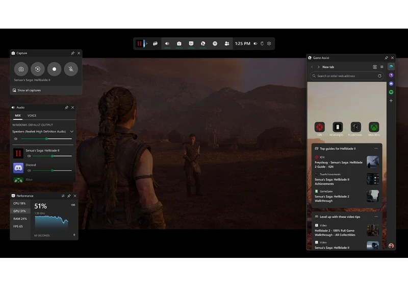 Microsoft is testing a new way to multitask while gaming on PCs