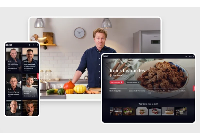 Amsterdam’s Cheflix raises €2 million for its ‘Netflix of star chefs’ streaming platform