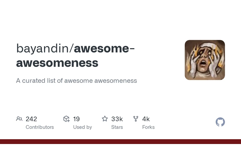 A GitHub repo that curates all the awesome repos