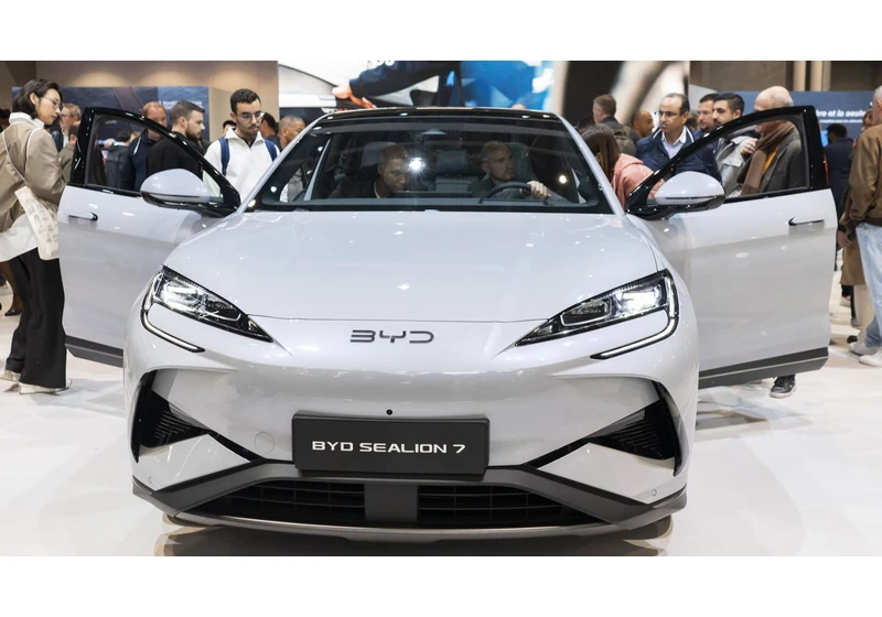 BYD quarterly sales beat Tesla for first time