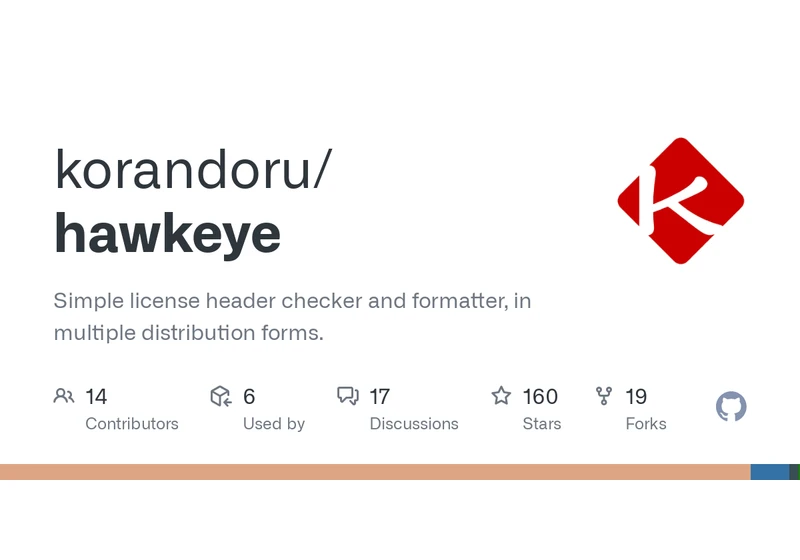 HawkEye: A Simple license header checker and formatter in Rust
