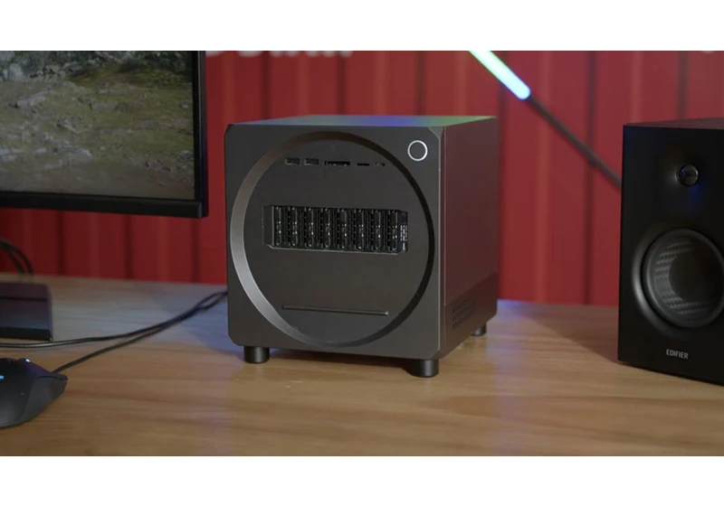 Subwoofer-like mini PC hides eight (yes 8!) SSDs, a 16-core Ryzen CPU and a Geforce RTX 4060 GPU — and it won't cost as much as you think