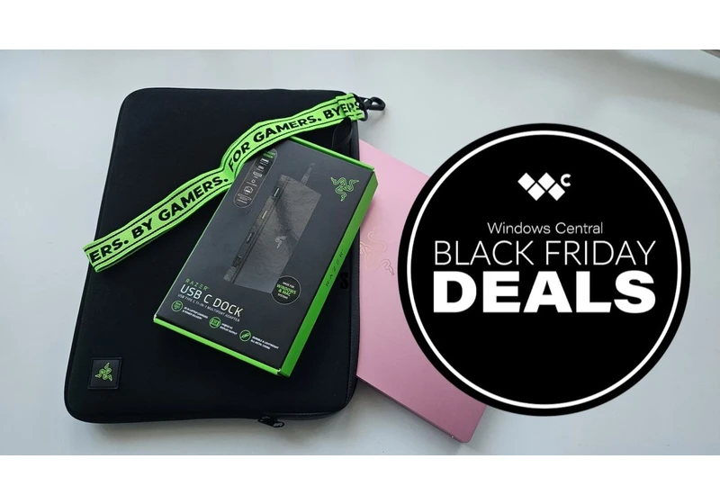 It's not normal to get this excited over a USB dock, but I'm not normal — and this isn't just a USB dock, its a RAZER USB dock for 33% off
