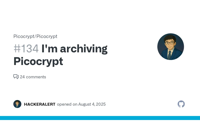 I'm Archiving Picocrypt