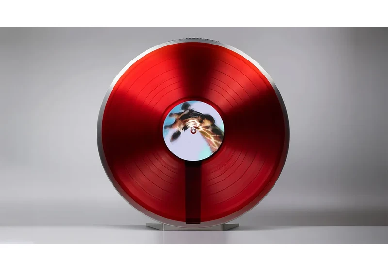  This vertical turntable with an 'optical' stylus is the futuristic, minimalist vinyl spinner I dreamed of as a kid 