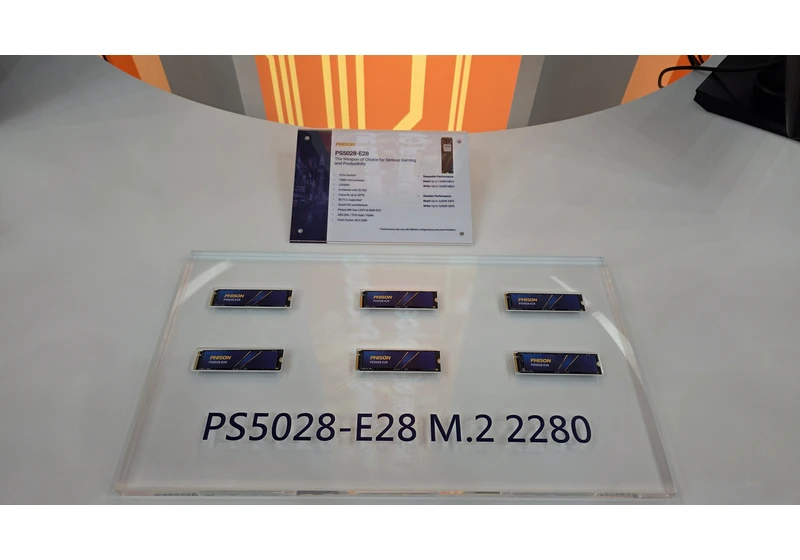 Phison's E28 controller's 14.8 GB/s, 3,000K IOPS, and 7W power draw could make it the new king of PCIe 5.0 performance