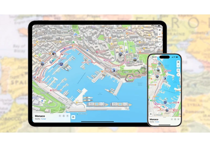 I Can't Make It to the F1 Monaco Grand Prix, but Apple Maps Will Help Me Feel Like I'm There
